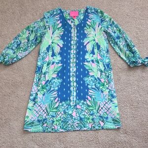 Lilly Pulitzer Pamela Dress Macaw Blue